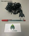 Ver imagem 4 de Kit 2 Pisca Pisca 100 Leds Colorido 8m Fio Verde - 127v