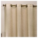 Ver imagem 2 de Cortina Port 3M x 2,50M Cetim Amassadinho - Dourado