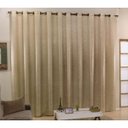Ver imagem 1 de Cortina Port 3M x 2,50M Cetim Amassadinho - Dourado