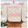 Porta Objetos de Varal para Bebê Coleção Ursa Esconde - Rosa - 3