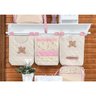 Porta Objetos de Varal para Bebê Coleção Ursa Esconde - Rosa - 1