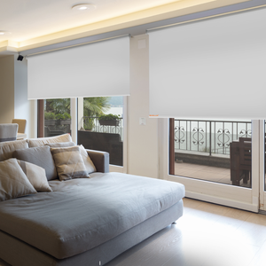 Cortina Persiana Branca 160x160 Blackout P/ Janelas