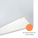 Ver imagem 3 de Cortina Persiana Branca 160x160 Blackout P/ Janelas