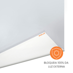 Cortina Persiana Branca 160x160 Blackout P/ Janelas - 3