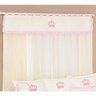 Cortina para Quarto de Bebê 2 Metros Coleção Realeza Rosa - 1
