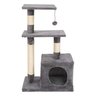 Arranhador de Gato 3 Andares Grande Casinha Aconchegante Brinquedo Descanso Pet Shop Casa Diversão e - 6