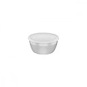 Ver imagem 2 de Pote Redondo Tramontina Freezinox em Aço Inox com Tampa Plástica 9 Cm 0,3 L