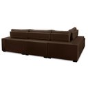 Ver imagem 5 de Sofá de Canto Retrátil e Reclinável com Molas 3,40x2,00 Esq Berlim Suede Marrom Mirra Decor