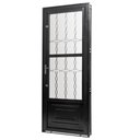 Ver imagem 1 de Porta de Aço Gold Galvanizado Preto Social Esquerda - 215x85