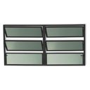 Ver imagem 1 de Janela Basculante em Alumínio Preto - 60x150