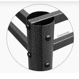 Base Quadrada Para Mesa Jantar Vidro Pedra Madeira 75x75cmb2:Texturizado - 4