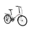 Ver imagem 1 de Bicicleta dobrável Durban aro 24” de 6 velocidades Shimano e quadro de alumínio Rio XL Branco