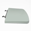 Ver imagem 3 de Assento Sanitário Poliéster para Louça Bali (incepa) Aço (reb. Oculto) Verde Água