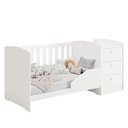 Ver imagem 3 de Berço Americano Multifuncional Atlanta Branco Fosco - Reller Móveis