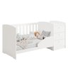 Berço Americano Multifuncional Atlanta Branco Fosco - Reller Móveis - 3