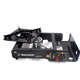 Fogareiro Camping Automatico Fogao Portatil a Gas Butano Cartucho Praia Pesca Acampamento Cook - 1