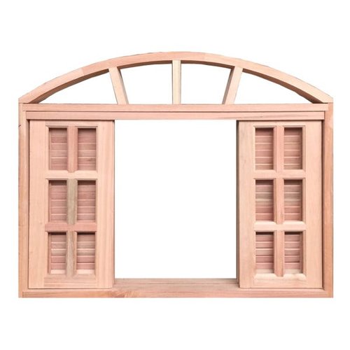 Janela De Madeira Veneziana De Correr Em Arco De Eucalipto Esquadrias Longo 1 00 L X 1 20 A Madeiramadeira