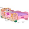 Quarto Infantil com Cama Princesas Disney Star e Guarda Roupa Castelo Pura Magia - 3
