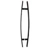 Puxador Moderno Porta Madeira/vidro 60cm Curvo:fosco - 3