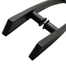 Puxador Moderno Porta Madeira/vidro 60cm Curvo:fosco - 4