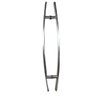 Puxador Moderno Porta Madeira/vidro 60cm Curvo:fosco - 8