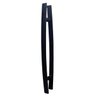 Puxador Moderno Porta Madeira/vidro 60cm Curvo:fosco - 5