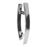Puxador Moderno Porta Madeira/vidro 60cm Curvo:fosco - 9