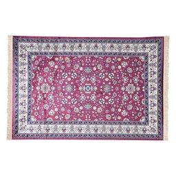 Tapete Quarto Sala Retangular para Decoração Vermelho 2x2 - 1