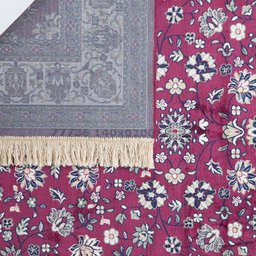 Tapete Quarto Sala Retangular para Decoração Vermelho 2x2 - 2