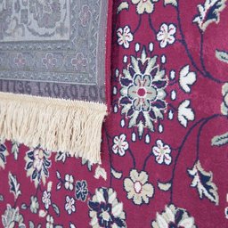 Tapete Quarto Sala Retangular para Decoração Vermelho 2x2 - 3