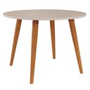 Ver imagem 3 de Mesa de Jantar Tampo de Vidro Off White Dani 1,09 e 4 Cadeiras Maia Madeira/nature/mascavo