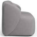 Ver imagem 7 de Sofá 2 Lugares Orgânico para Sala de Estar Living 170cm Heidy F04 Veludo Cinza - Lyam Decor