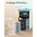 Ver imagem 6 de Purificador de Ar Ganiza H13 Hepa, 1570ft², Monitor Pm2.5, 23db Silencioso (branco)