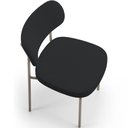 Ver imagem 3 de Kit 04 Cadeiras Decorativa Estofada para Sala de Jantar Melina Base Arena L02 Bouclê Preto - Lyam de