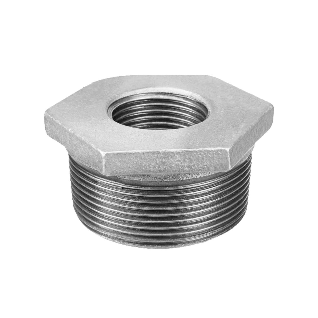 Bucha de Redução Ferro Galvanizado 3" X 1. 1/2 Segurimax - 1