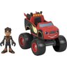 Carrinho Blaze Monster Machines AJ e Blaze Ninjas - Mattel - 1