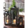 Conjunto De Lanternas De Madeira Com Patina Envelhecida - 10