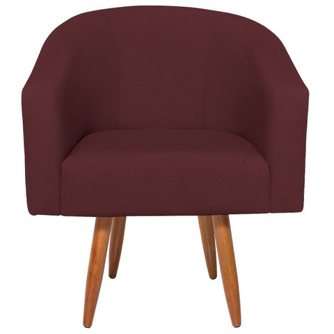 Poltrona Decorativa Jade Design Moderno Sala de Estar Quarto Escritório Confortável Luxo Pés Palito 