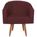 Ver imagem 1 de Poltrona Decorativa Jade Design Moderno Sala de Estar Quarto Escritório Confortável Luxo Pés Palito