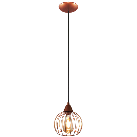 Pendente Aramado Tangerine Cobre Sala Quarto Cozinha Banhei