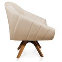 Ver imagem 4 de Kit 01 Namoradeira 02 Lugares E 02 Poltronas Giratória Giovana Corino Mm30 Bege