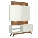 Ver imagem 3 de Conjunto Rack com Painel Tb141l Iluminação Led - Off White/nobre