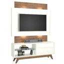 Ver imagem 2 de Conjunto Rack com Painel Tb141l Iluminação Led - Off White/nobre