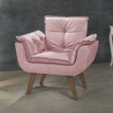 Ver imagem 2 de Poltrona Opala Base Palito 1 Lugar - Rose
