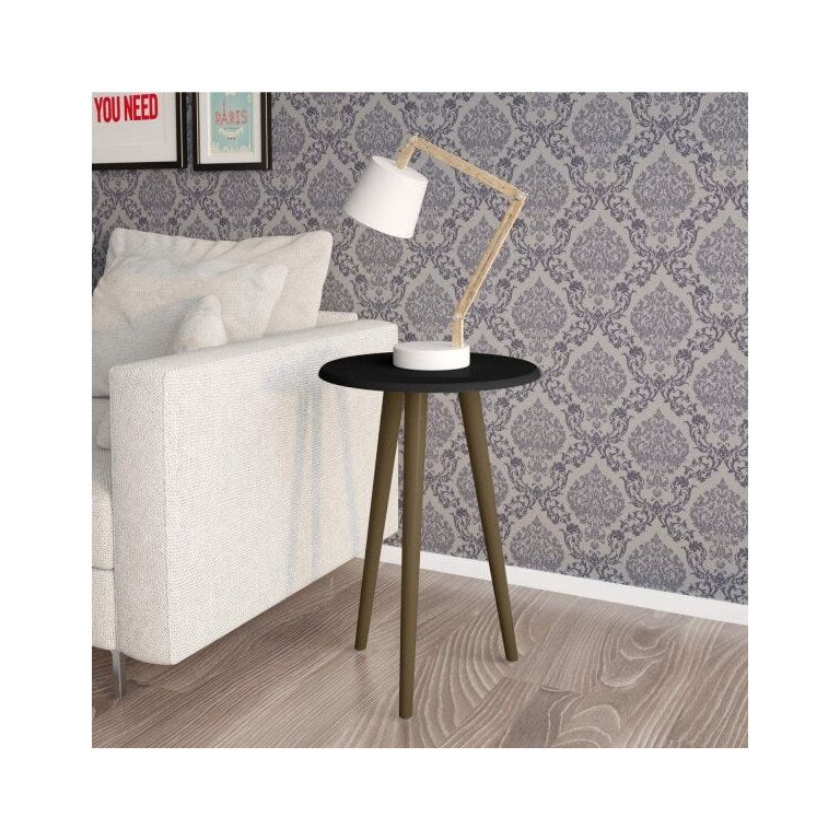 Mesa de Apoio Estilo Vintage Retrô Brilhante Decor Móveis Bechara