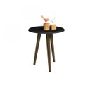 Ver imagem 2 de Mesa Lateral Retrô Brilhante 48cm Decor Móveis Bechara