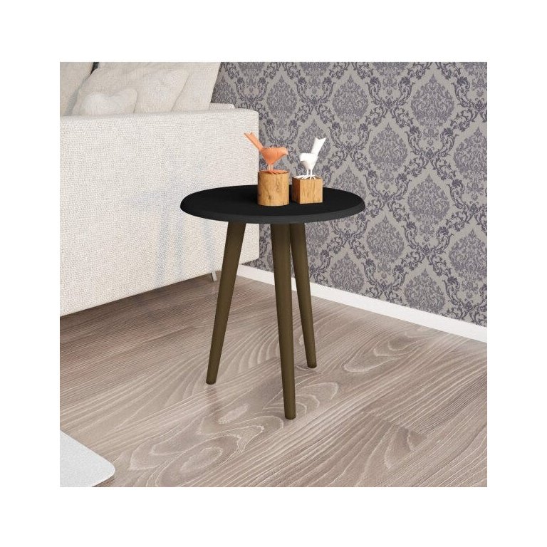 Mesa Lateral Retrô Brilhante 48cm Decor Móveis Bechara Mesa Lateral Retrô Brilhante 48cm Decor Móveis Bechara