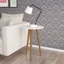 Ver imagem 1 de Mesa de Apoio Estilo Vintage Retrô Brilhante Decor Móveis Bechara