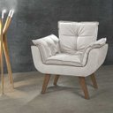 Ver imagem 2 de Poltrona Orion 01 lugar Base Palito - Bege