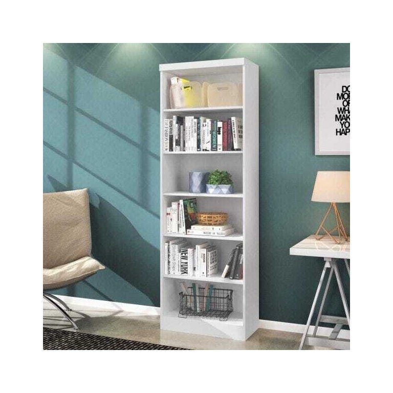 Estante para Livros 5 Prateleiras Linus Qmovi